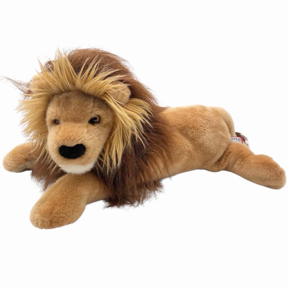 Douglas Zeus Lion Plush 22” Cuddle Toys #2456 Realistic Stuffed Animal DLux